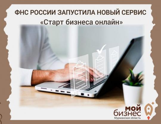 ФНС России запустила в новый комплексный сервис «Старт бизнеса онлайн»